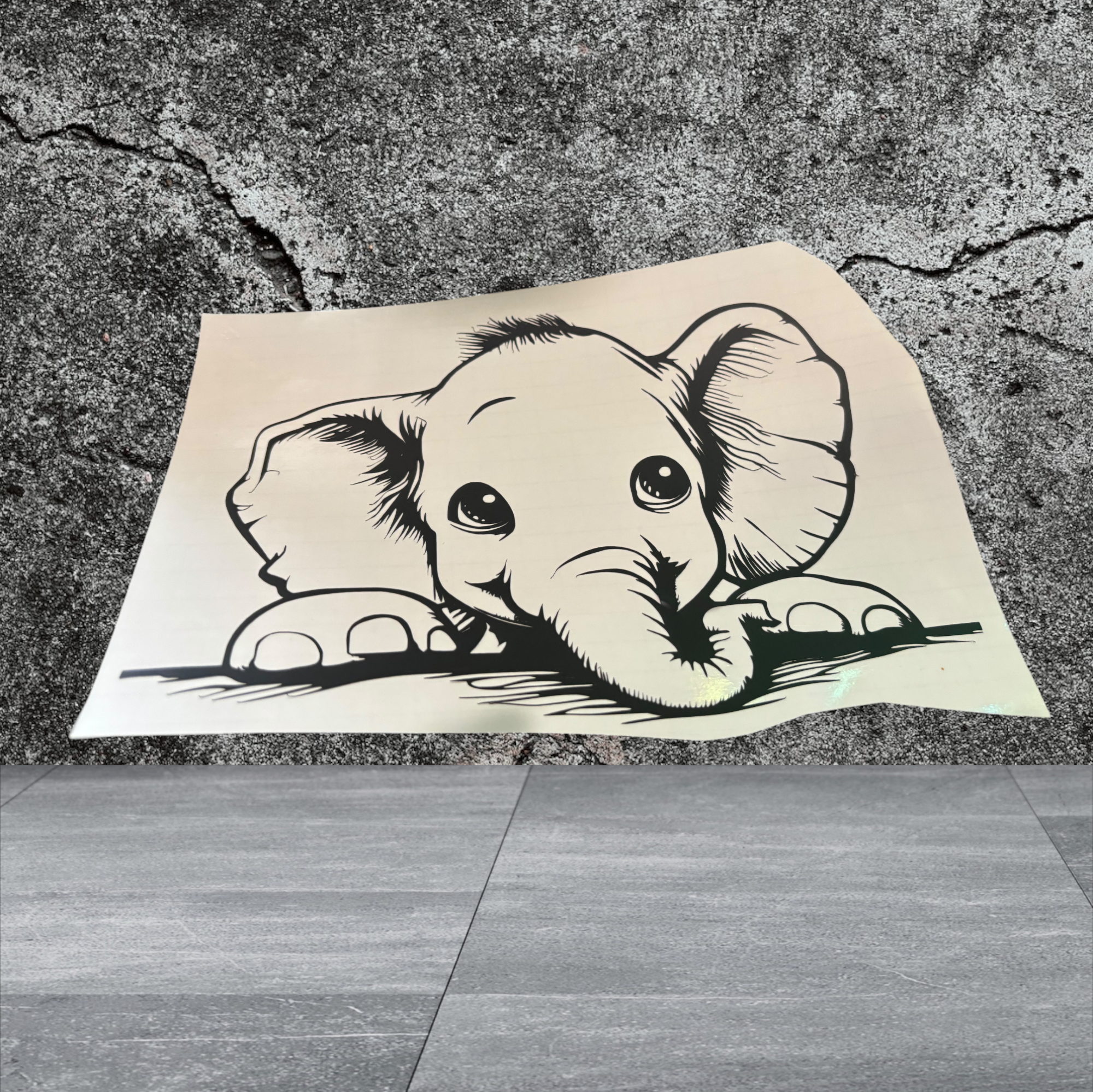 Vinyl decal Elephant